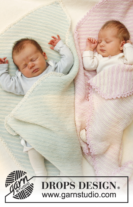 DROPS Design free patterns - Mantas para Bebé